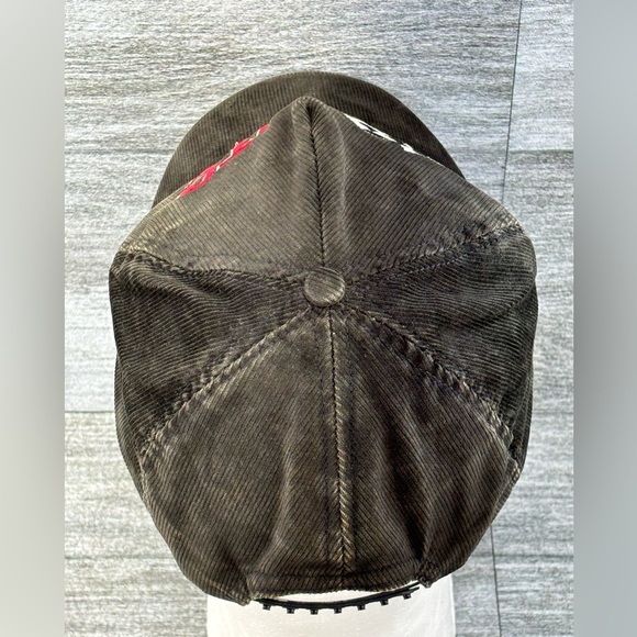 VTG Auto Palace Corduroy Ocean Specialties USA Snapback Trucker Hat Black OSFA - Picture 5 of 13